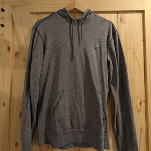 Lacoste Men's Medium Heather Gray Hoodie